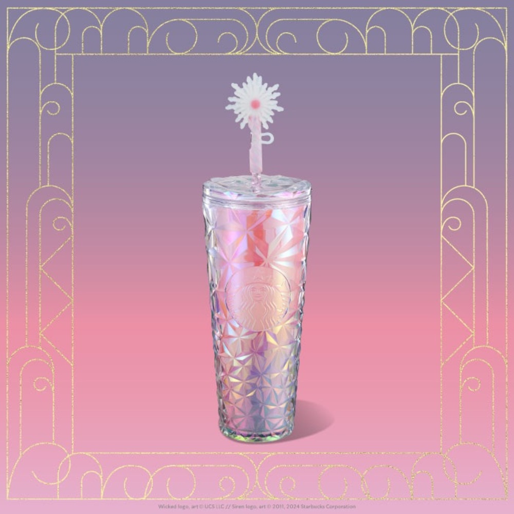 Starbucks x Wicked Glinda Pink Prism Tumbler